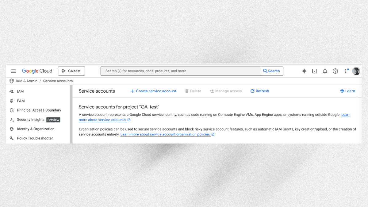 ga-create-service-accounts