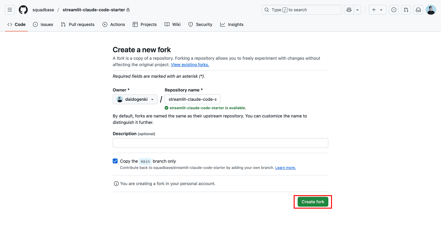 create to fork