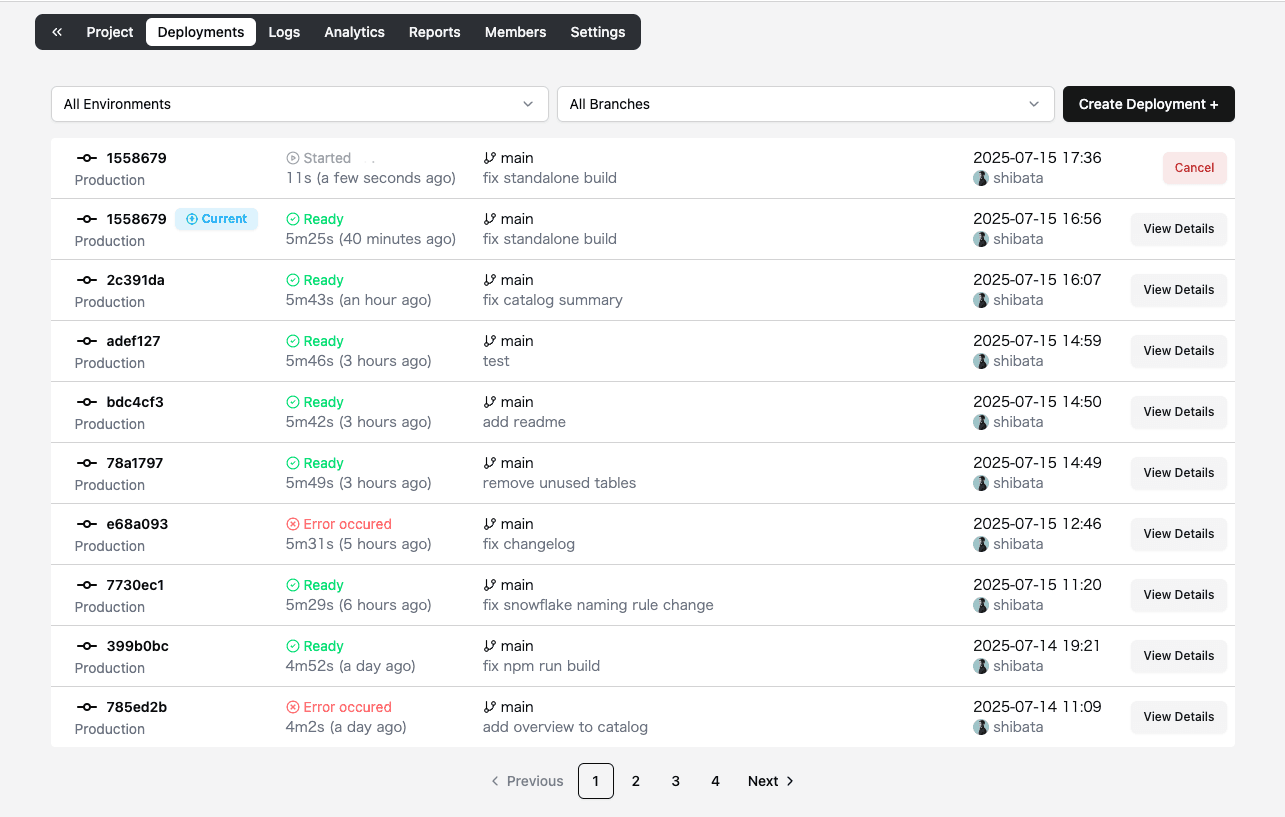 Repository Import