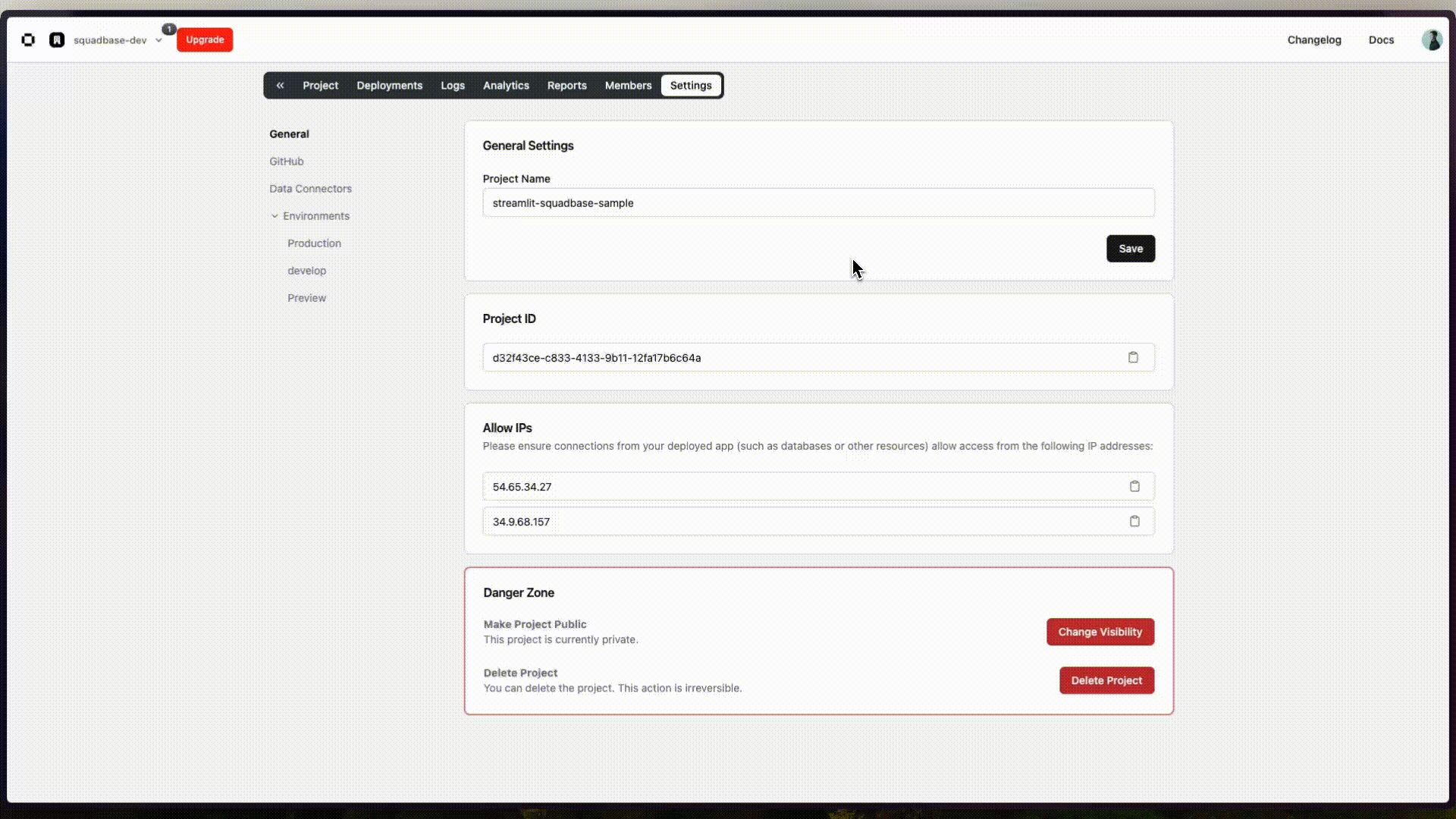 Public app
