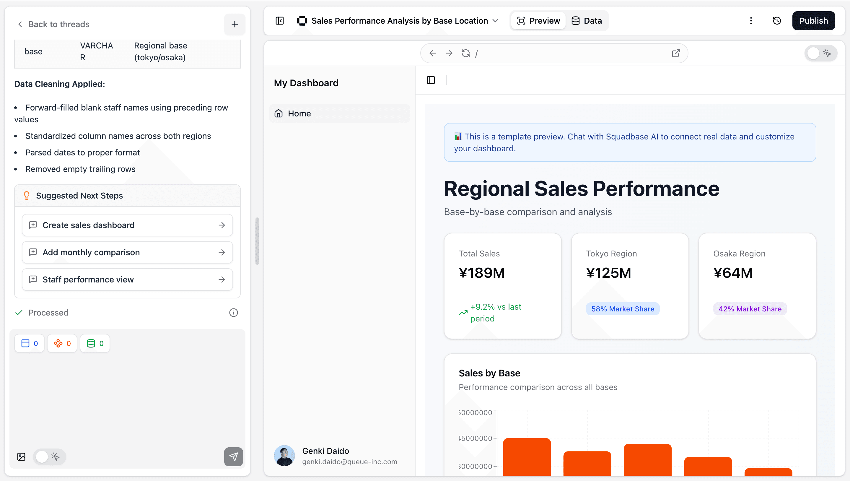 次のステップの提案