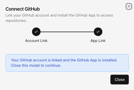 インストール完了確認画面