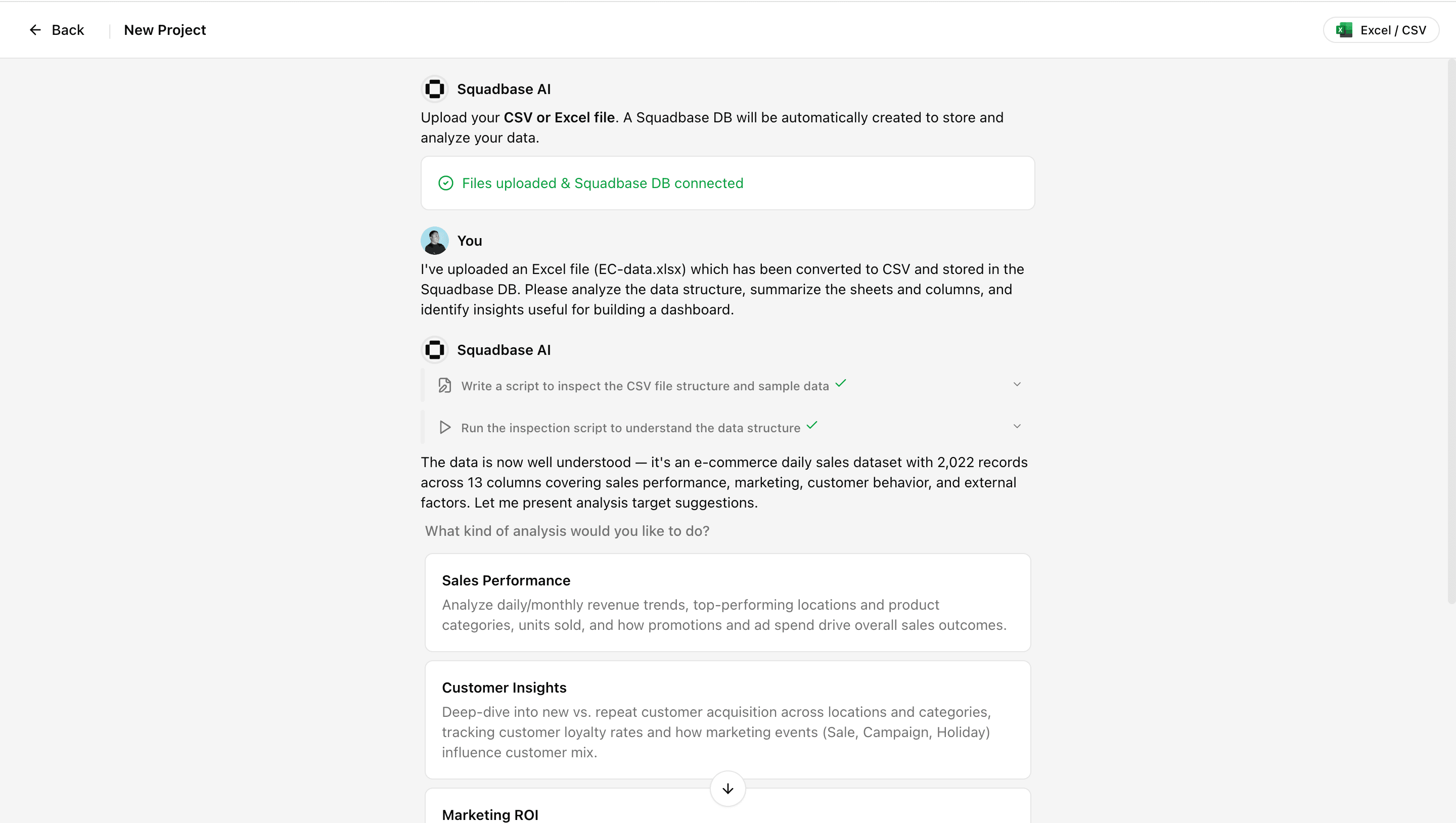 AI data analysis