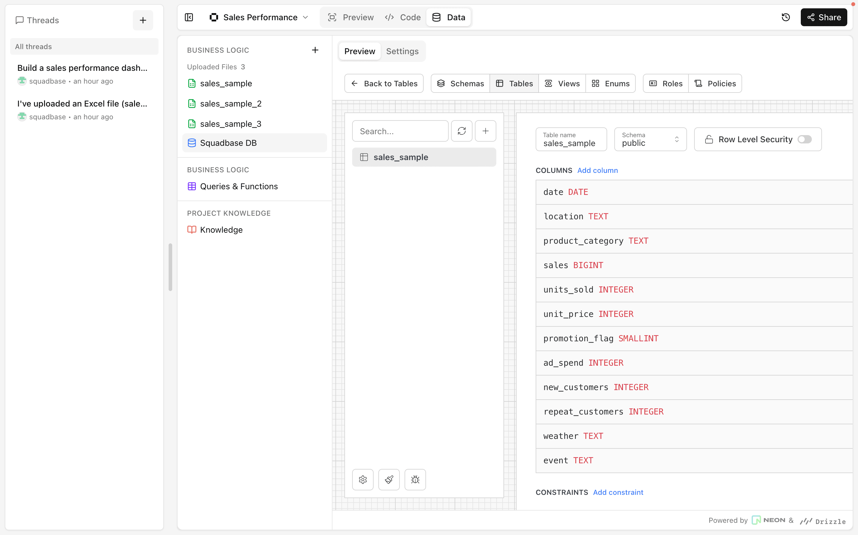 Database studio