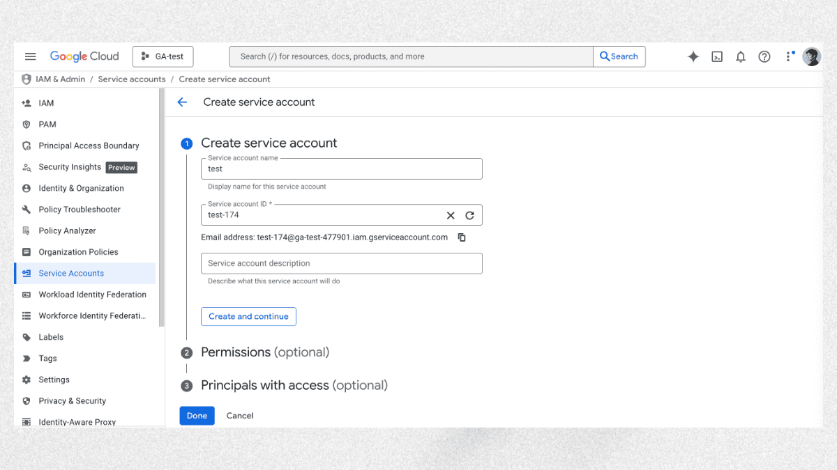 ga-finish-to-create-service-accounts